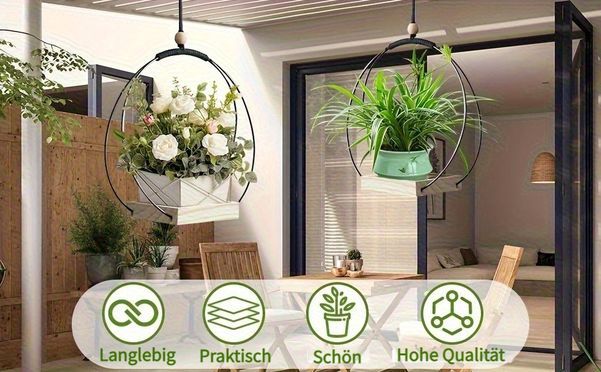 übertopf schwarz Keramik Ø23cm H19,5cm Pflanzentopf