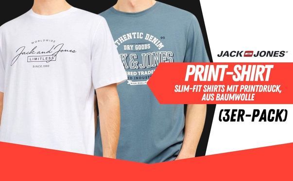 Moderne Designs und Komfort in unseren Print T Shirts vereint