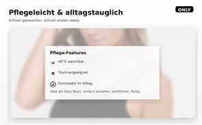 Einfach pflegen, oft tragen!