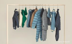 Kühle Blau Nuancen, starke Basics