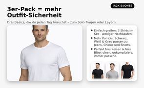 3er Pack = mehr Outfit Sicherheit