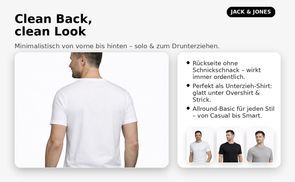 Clean Back, clean Look