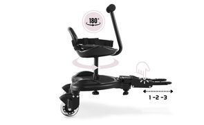 180° swivel seat for maximum comfort