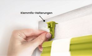 Klemmfix Halterungen einfache Montage ohne Bohren