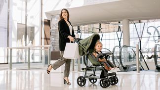 Er ist auch ideal zum Einkaufen geeignet