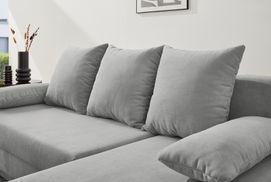 Bezugsstoff und Kissen