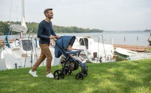 Große EVA Räder mit Vorder und Hinterradfederung