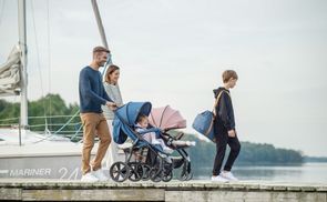 Geräumiger Korb unter dem Sitz