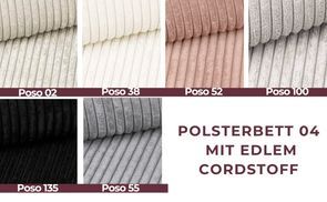 Weicher, haustierfreundlicher Cordstoff