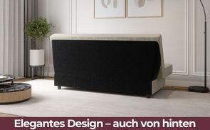 Sorgfältige Verarbeitung der Rückseite