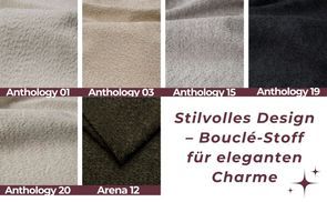 Bouclé Stoff – ein Fest für die Sinne