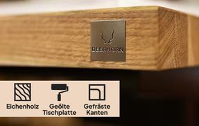 Große und komfortable Arbeitsfläche
