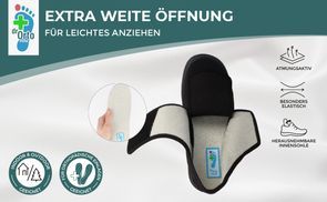 Extra weite Öffnung