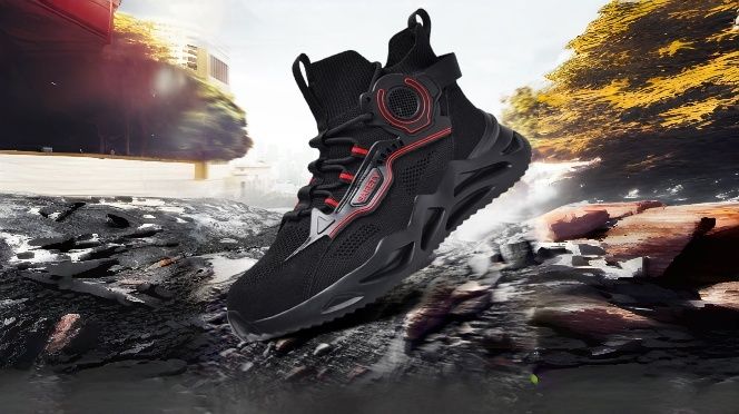 Sportlich Bequem Schutzschuhe für Bau, Lager und Outdoor