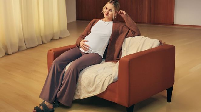 G4Free Umstandshose, Yogahose mit weitem Bein
