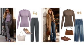 Pulli Elegant Damen Business Casual Stitch Pullover