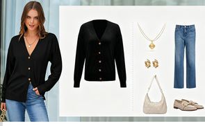 Leichte Damen Cardigan