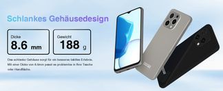 Schlankes Gehäusedesign:8.6mm