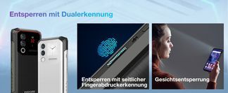 Erweiterte Sicherheitsfunktionen: Fingerabdruck und Gesichts