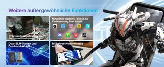 Vielseitiger Dreifach Kartensteckplatz für maximale Flexibil