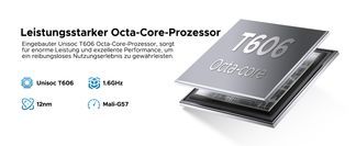 Unisoc T606 Octa Core Prozessor