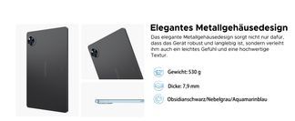 Ultradünne Größe von nur 7,9 mm