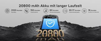 Enorme Akkukapazität und schnelles Laden