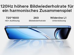 6,75 Zoll HD+ 120Hz Display