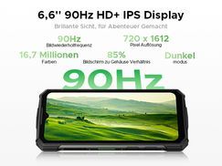 6,6 Zoll IPS HD+ Display mit 90 Hz