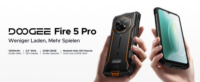 Großer 13.000 mAh Akku mit praktischen Ladefunktionen