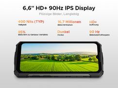 6,6’’ HD+ Display — Flüssige Darstellung