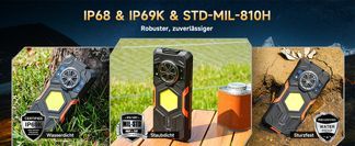 CUBOT Kingkong Power 5 Outdoor Smartphone – Android 15, 15300 MAh, IP68, 6,88 Zoll, 16+128 GB