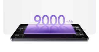 Großer 9000mAh Akku