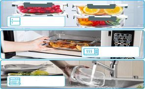 Mikrowellentauglich und spülmaschinenfest: 