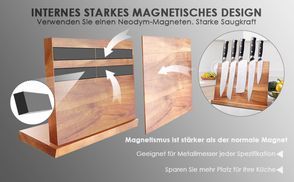 Magnetischer Messerblock