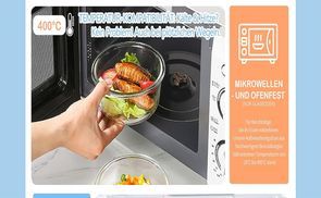 Mikrowellengeeignet, Spülmaschinenfest, BPA frei