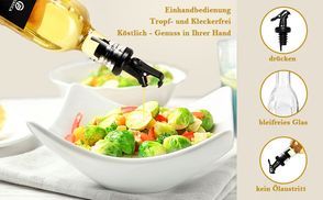 hochtransparente Ölspender aus Glas