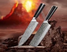 Geschmiedet mit 67 Schichten Stahlplatte