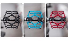 WILDKEN MTB Pedale Flat - Leicht Alu 9/16 Zoll Rutschfest 3 Lager