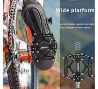 Pedali Pieghevoli Per Bici In Alluminio - Antiscivolo Con Riflettori, Filettatura 9/16'', Universali Per MTB E City Bike - Foto 6