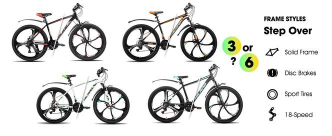Robust aluminum mountain bike with 21-speed gears & mechanical disc brakes – Master every