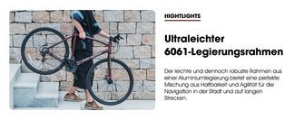 Leichtbau Meisterwerk: Hochwertiger Aluminium Fahrradrahmen