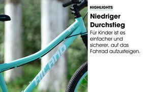 Niedriger Durchstieg für einfaches Aufsteigen