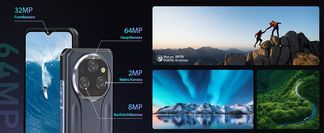 64MP AI Hauptkamera, 32MP Front, 8MP Nachtsicht, 2MP Makro