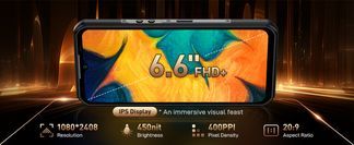 6,6 Zoll FHD+ IPS Display