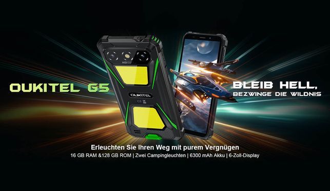OUKITEL G5 – Unverträgtes Outdoor Handy mit beeindruckender Leistung. Ein echtes Highlight!