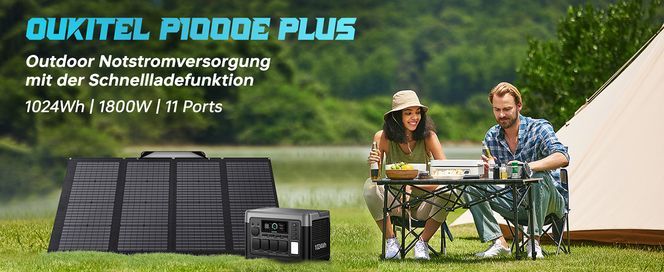 OUKITEL Powerstation P1000E PLUS – Fast. Compact. Environmentally friendly