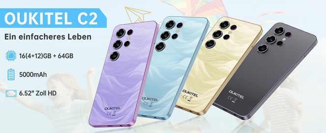 OUKITEL C2 Android 14 Smartphone – Ein einfacheres Leben