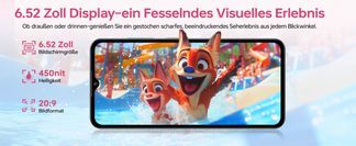 6,52 Zoll Bildschirm