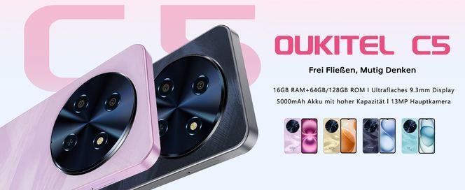 OUKITEL C5 Android 14 Smartphone